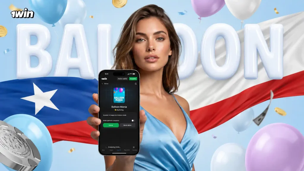 1win casino en el móvil: Balloon en la app